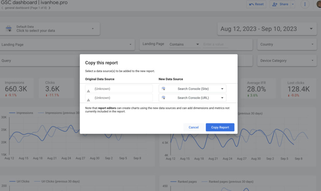 keyword cannibalization template copy