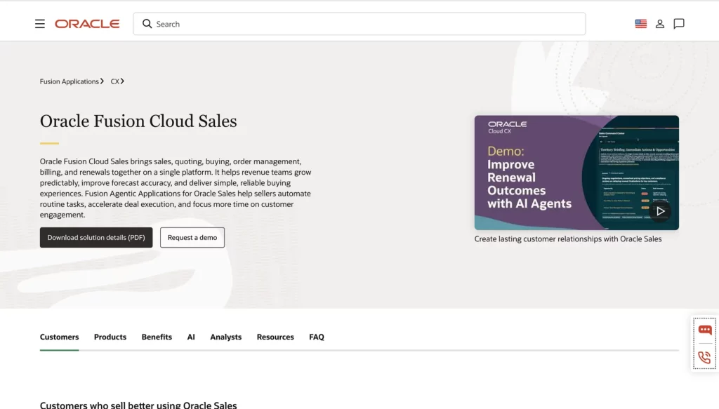 oracle as salesforce crm alternative