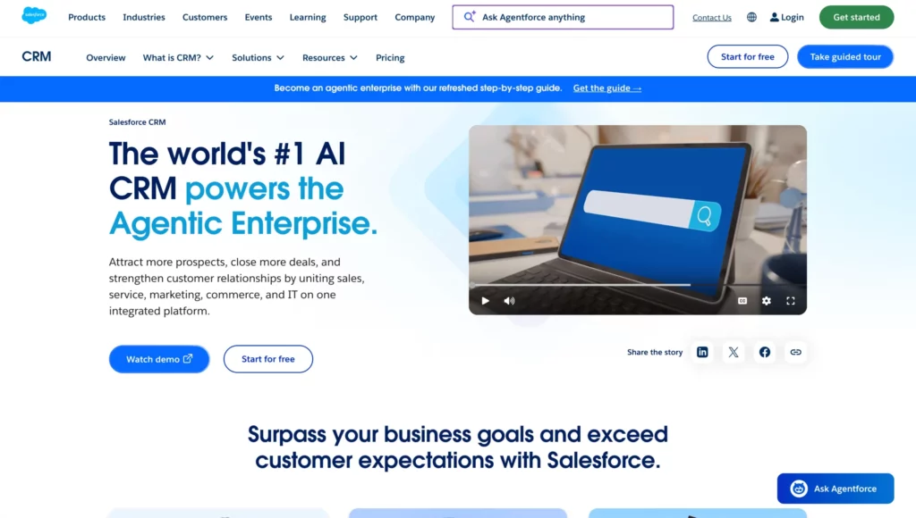 salesforce crm alternative